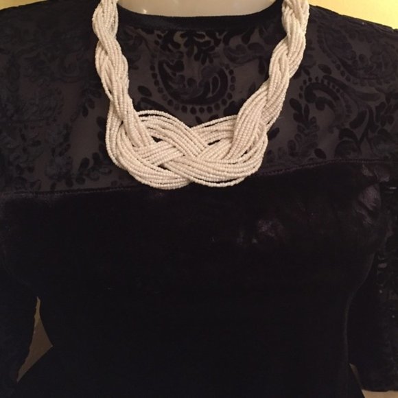 Gypsy Seoul Jewelry - New! Braided Bead Necklace & Earrings